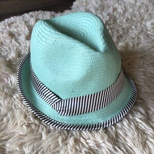Target Mint Fedora with Striped Band
